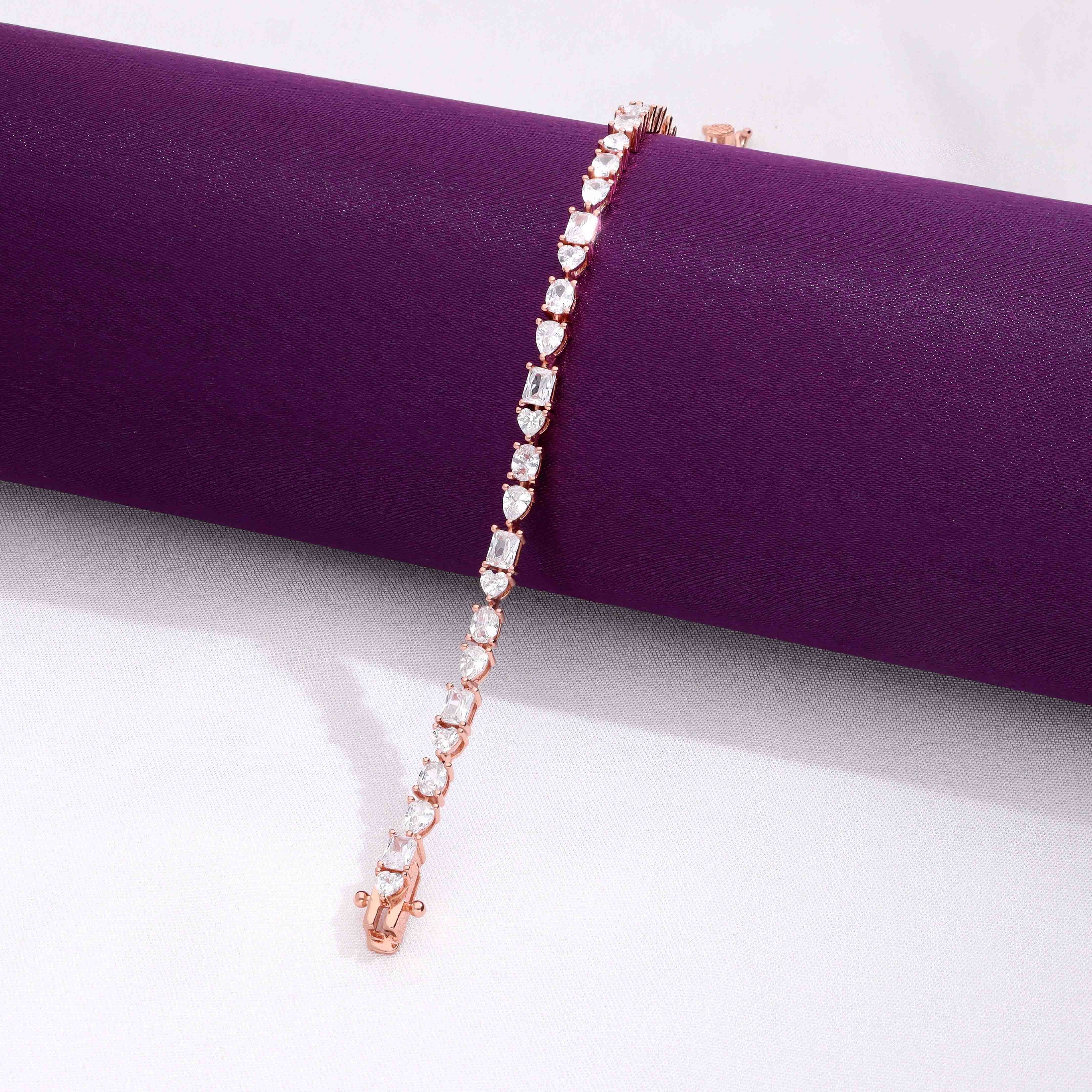 Splendid Shapes Crystals Silver bracelet - Image 2