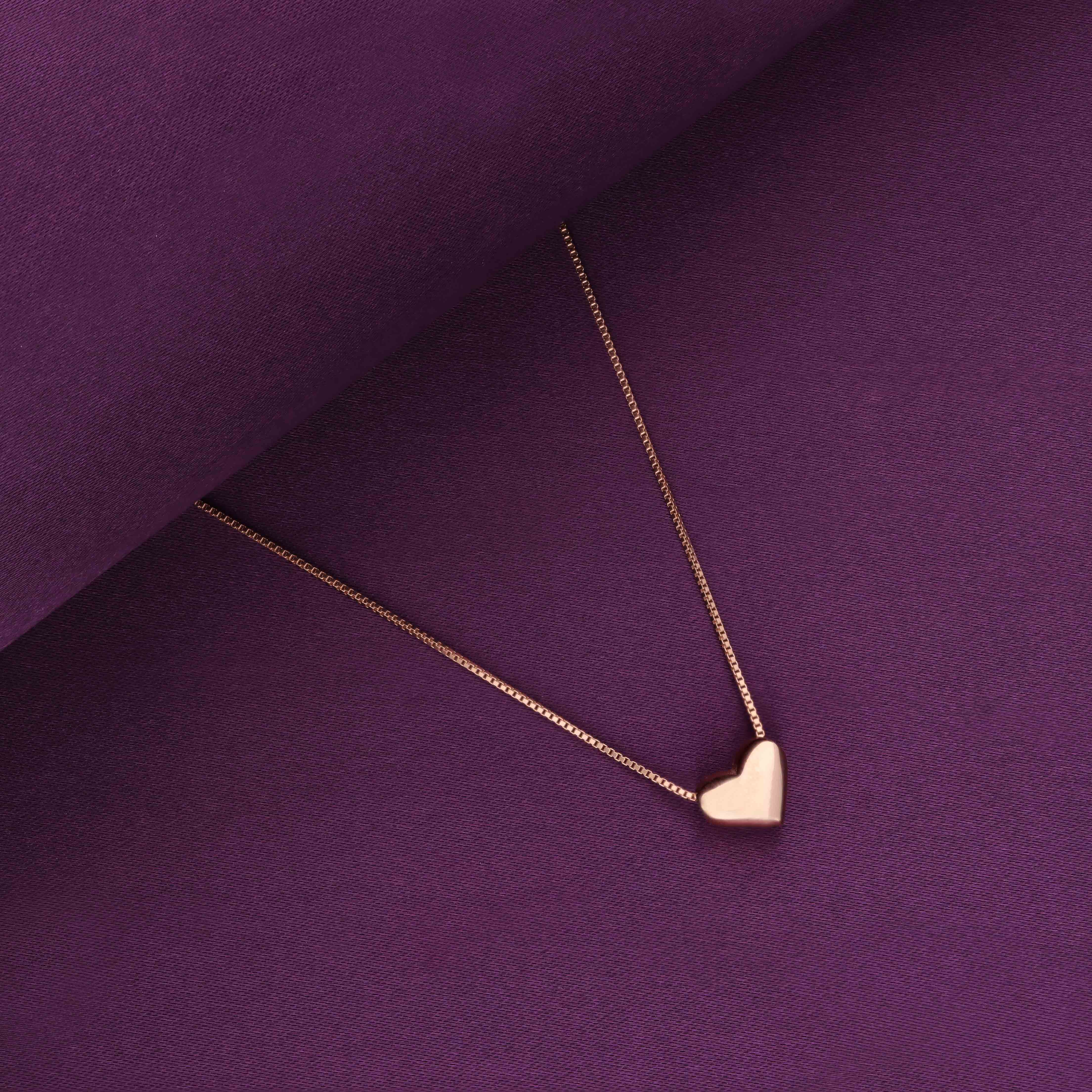 Hearty Charms of Love Casual Silver Chain Necklace - Image 2