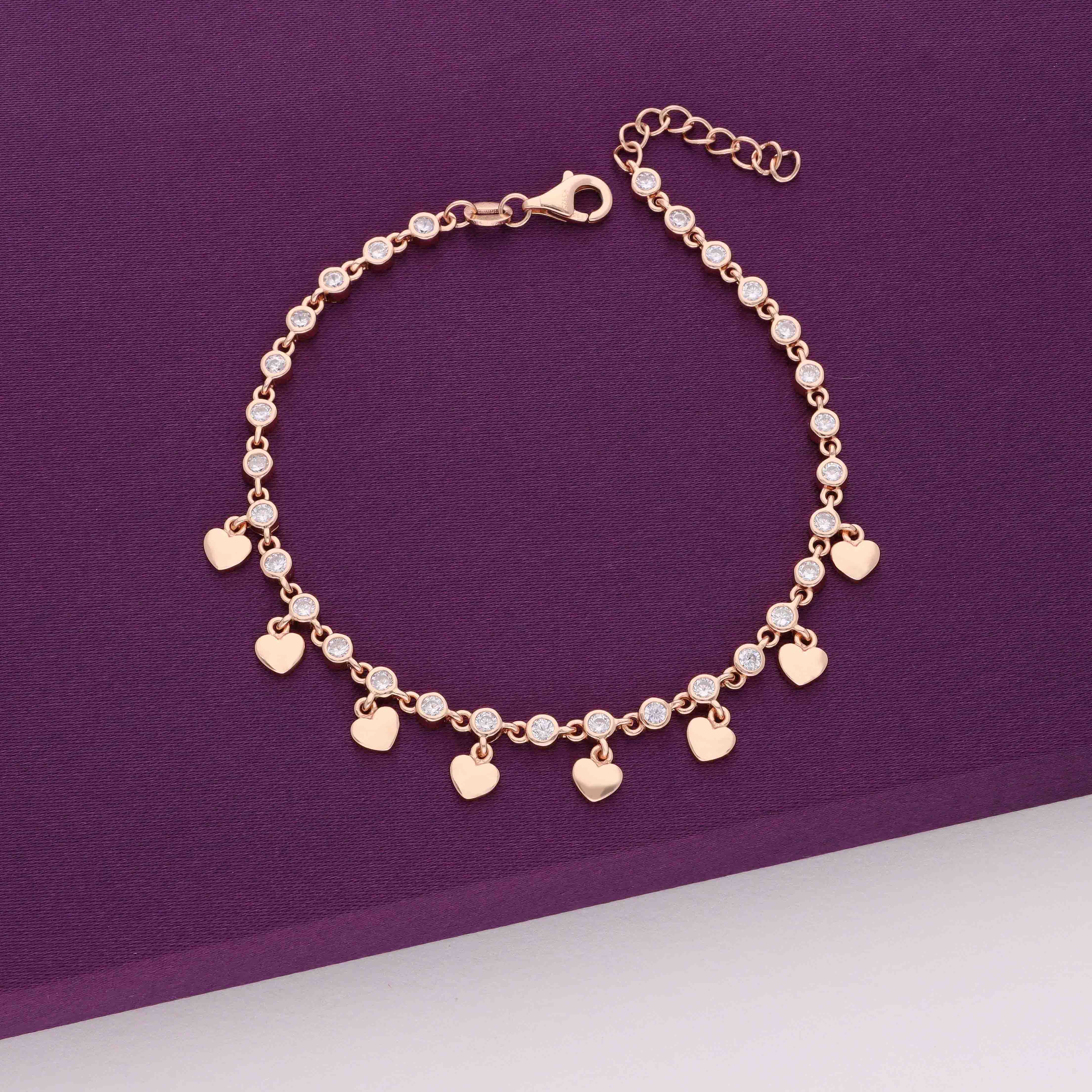 Heartfelt Stringlets Silver Charm Bracelet - Image 2