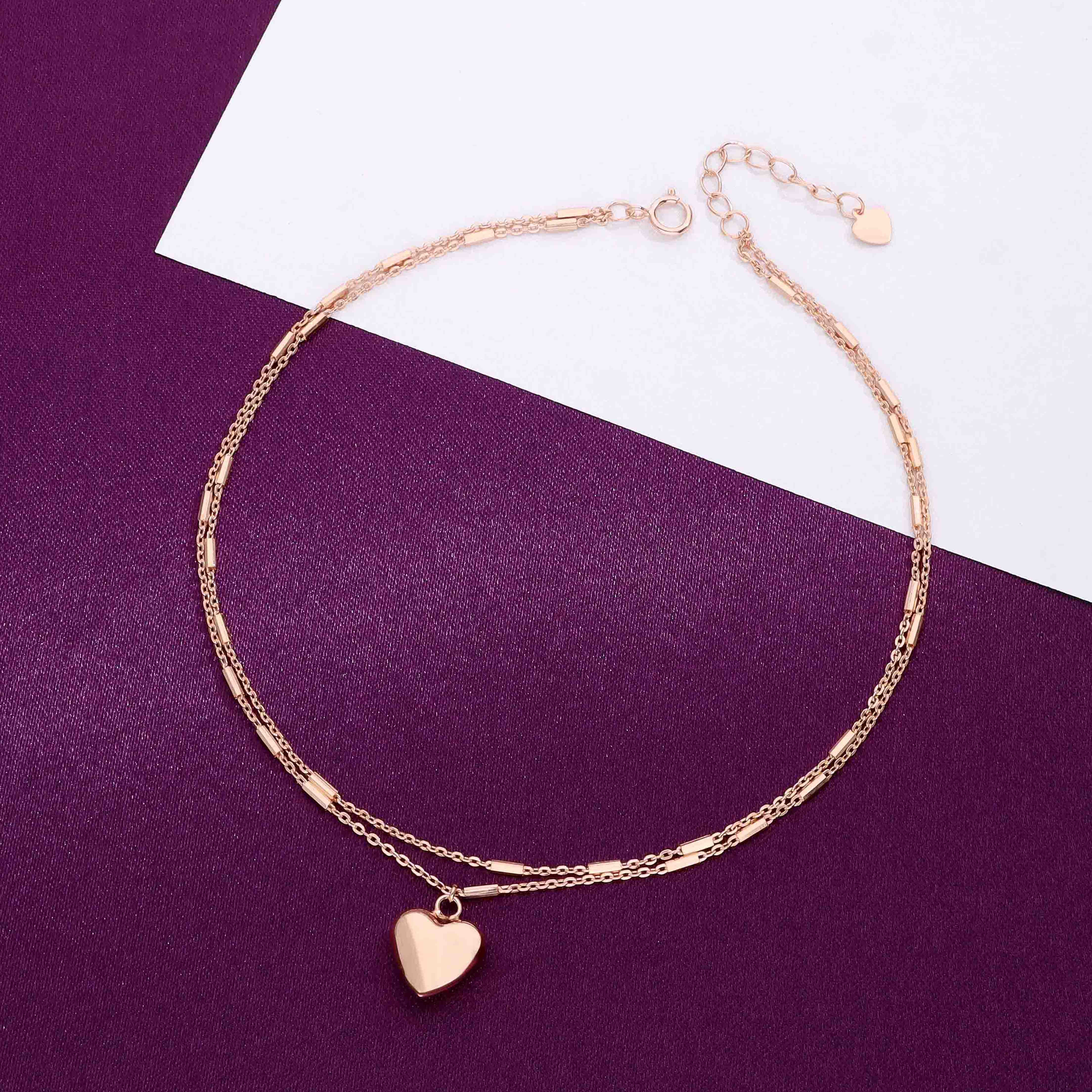 Ecstasy Of Stars Silver Charms Anklet - Image 2